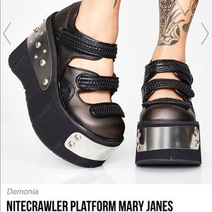 Platform Mary Jane Shoes